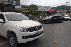 Acidente registrado na Rua Blumenau