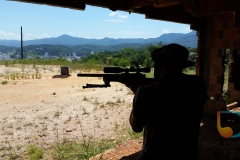 Jogo de airsoft no Morro do Observatório em Brusque