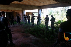 Jogo de airsoft no Morro do Observatório em Brusque