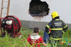 Sinistro chamou atenção pelo grande volume de fumaça que saia do edifício.