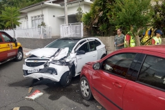 O acidente ocorreu por volta das 16h20 desta quinta-feira, 17