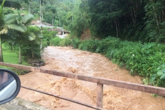 Duas pontes são levadas em Botuverá após forte chuva na madrugada