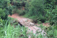 Duas pontes são levadas em Botuverá após forte chuva na madrugada