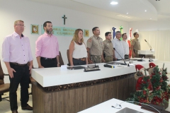 Evento na Câmara Municipal marca entrega de viaturas para PM de Guabiruba