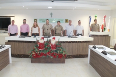 Evento na Câmara Municipal marca entrega de viaturas para PM de Guabiruba