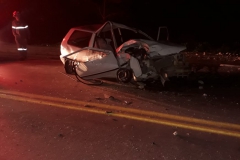 Acidente com vítima fatal e um ferido na Rua Florianópolis - Foto: Corpo de Bombeiros