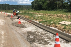 Obra na Estrada da Fazenda tem avanços significativos durante o fim de ano