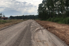 Obra na Estrada da Fazenda tem avanços significativos durante o fim de ano