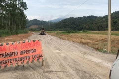 Obra na Estrada da Fazenda tem avanços significativos durante o fim de ano