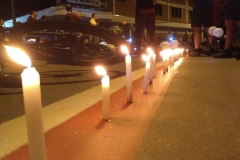 Ciclistas fazem ato de luto e protesto na Avenida Primeiro de Maio