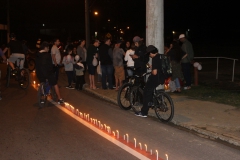 Ciclistas fazem ato de luto e protesto na Avenida Primeiro de Maio