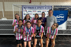 Resultados da 5ª etapa dos 22ª Taça Gevaerd de Esportes no SESC; disputa no handebol (Foto: SESC/Divulgação)