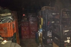 Incêndio atingiu loja de confecções no bairro Águas Claras (Foto: Corpo de Bombeiros/Divulgação)