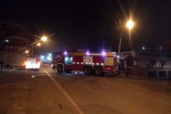 Incêndio atingiu loja de confecções no bairro Águas Claras (Foto: Corpo de Bombeiros/Divulgação)