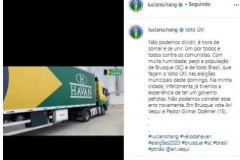 Postagens apresentadas no pedido de liminar urgente