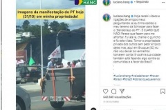 Postagens apresentadas no pedido de liminar urgente  (Reprodução)