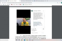 Postagens apresentadas no pedido de liminar urgente  (Reprodução)