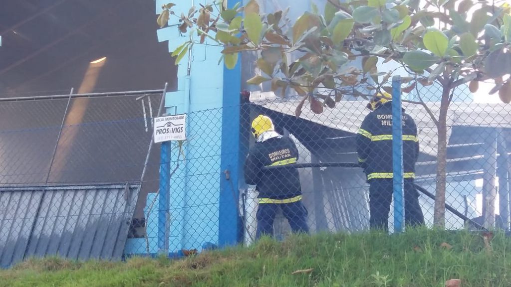 Incêndio em empresa