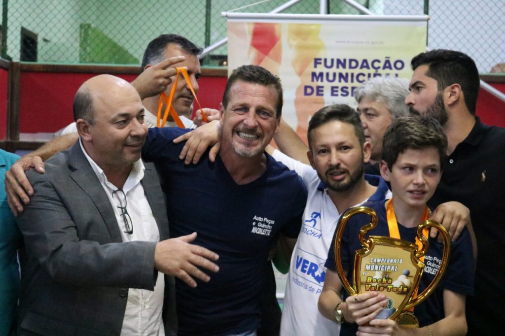 Equipe Nicolette conquista o octacampeonato na Bocha Masculina (Foto: Secom)