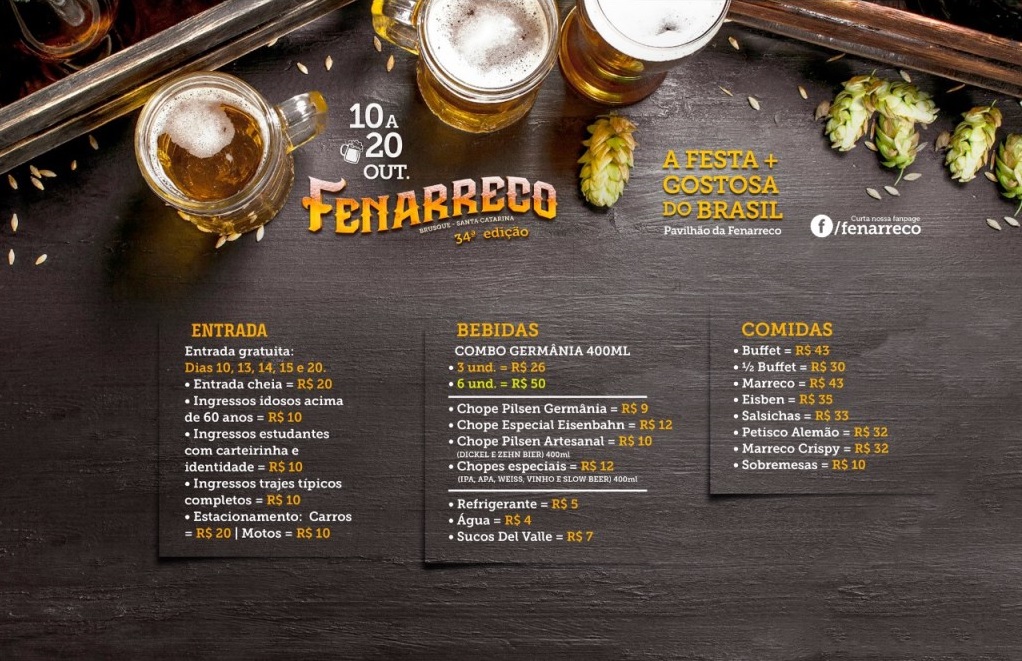 Contagem regressiva para 34ª Fenarreco, de 10 a 20 de outubro 