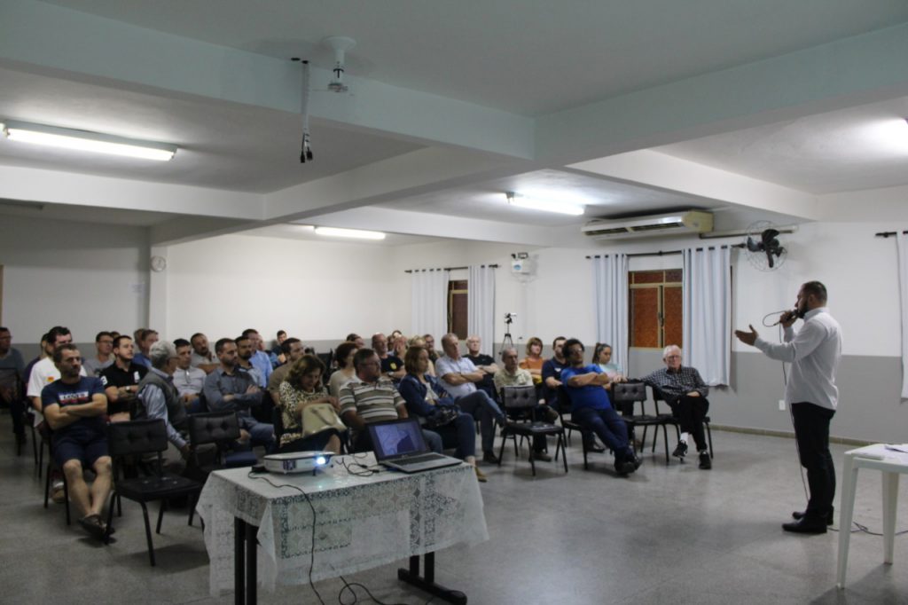 Reunião da Amasc na na Capela Nossa Senhora de Fátima. 