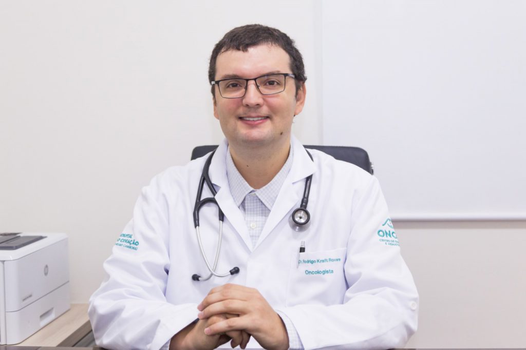 médico oncologista, Rodrigo Kraft Rovere, um dos idealizadores do Oncor – Centro de Oncologia e Hematologia