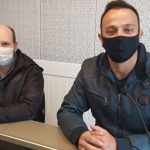 Pe. Diomar Romaniv nos estudios da Diplomata FM, com Hamilton Jr_logo