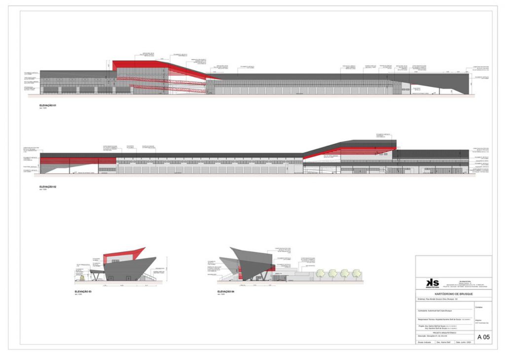 Projeto do kartódromo que será construído no Complexo Chico Wehmuth