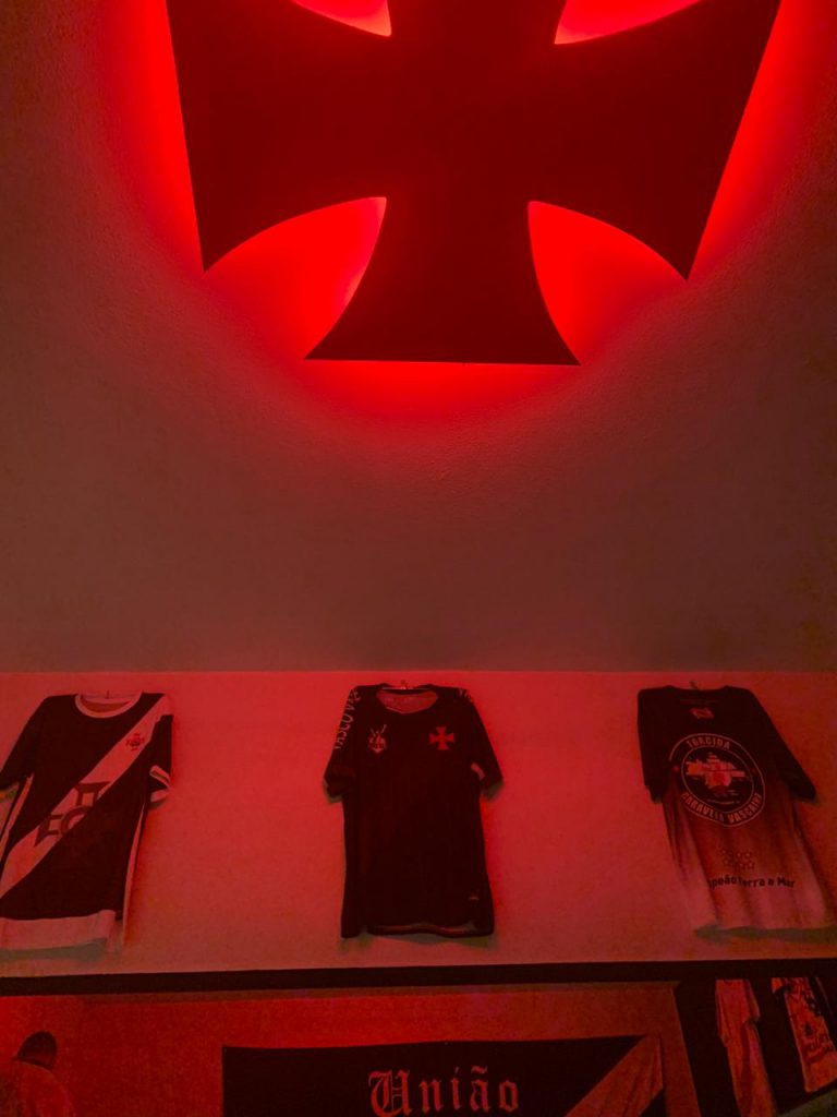 Decoração do Bar do Vasco em Brusque (Foto: Divulgação/VasBrusque))