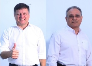 Candidatos em Brusque: Coronel Gomes e Dr. Lima