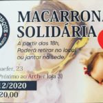 Cartões da macarronada solidária da Vasco Brusque em prol da campanha Salve Laurinha