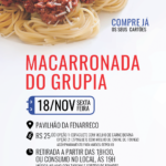 Macarronada Beneficente do X NATAL DE AMOR E FÉ, promovida pelo GRUPIA em 18 de novembro de 2022, no Pavilhão de Eventos da FENARRECO
