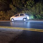Grave acidente de trânsito foi registrado pela polícia rodoviária nesta quinta-feira, 10, na SC 108. Foto: PMRv-SC