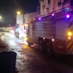 Incêndio em fábrica de salgado de Brusque