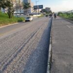Derramamento de Brita na Beira Rio