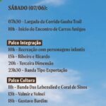Programação Festa da Integração de Guabiruba 2025