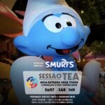 Sessão Tea Cine Gracher Smurfs