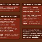 Programação Festa dos Motoristas de Guabiruba