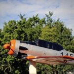 Inauguração restauração avião parque Leopoldo Moritz