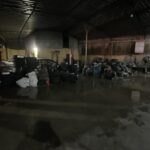 Incêndio em oficina mecânica em Guabiruba