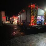 Incêndio em oficina mecânica em Guabiruba