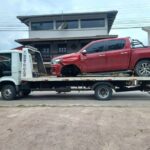 Hilux furtada apreendida em Brusque