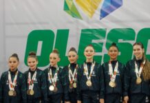 Brusque conquista o troféu geral da Ginástica Rítmica na Olesc 2025