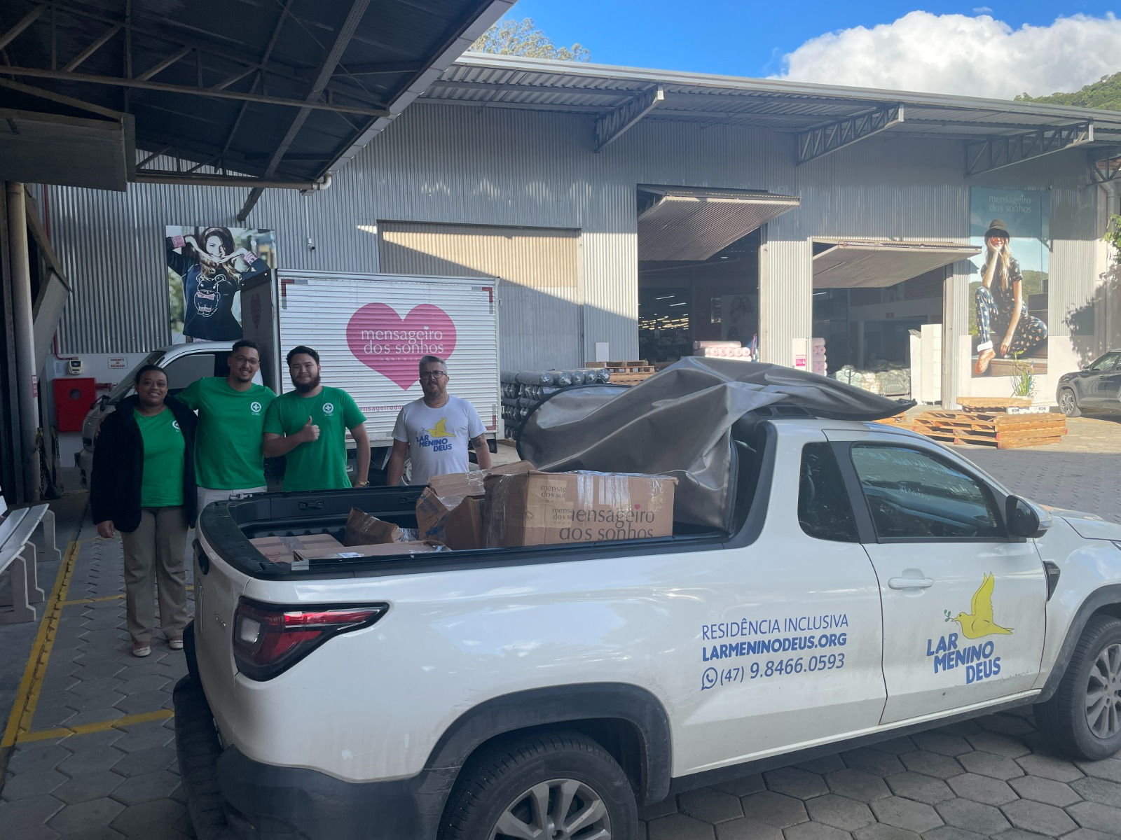 Gincana solidária da RC Conti Mensageiro dos Sonhos, arrecada mais de 1 tonelada em roupas, alimentos e produtos de limpeza.