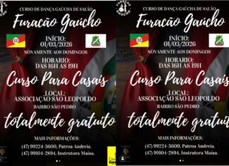 Curso gratuito de dança tradicionalista inicia em março em Brusque