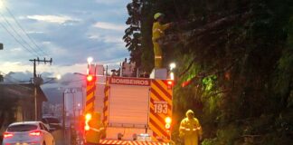 Em menos de uma hora, chuva atinge 32,7% do volume previsto para todo fevereiro