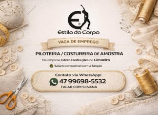 Gilzer confecções contrata