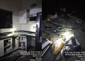 Corpo de Bombeiros é acionado para princípio de incêndio no bairro Santa Luzia