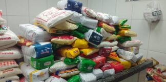 Mercado de Pulgas arrecada 1,8 tonelada de alimentos