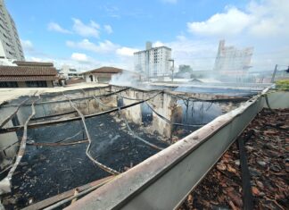 Incêndio destrói galpão e danifica residências no bairro Santa Terezinha